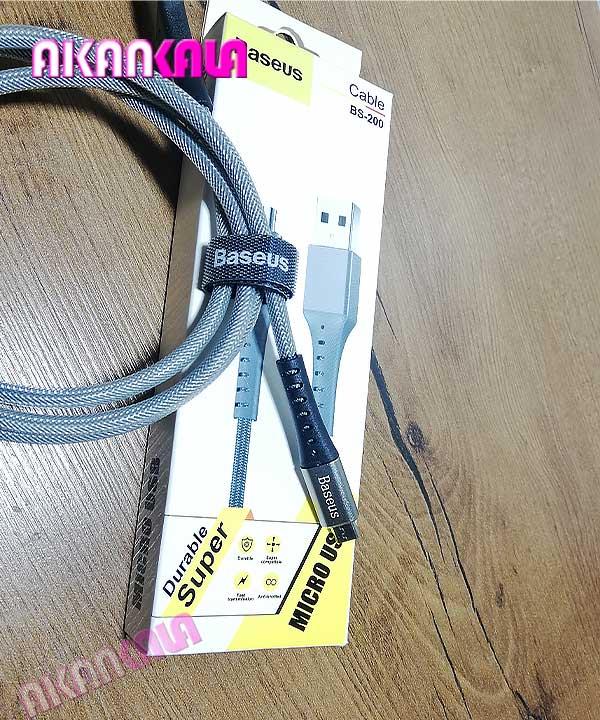 کابل شارژر فست میکرو BASEUS مدل BS-200